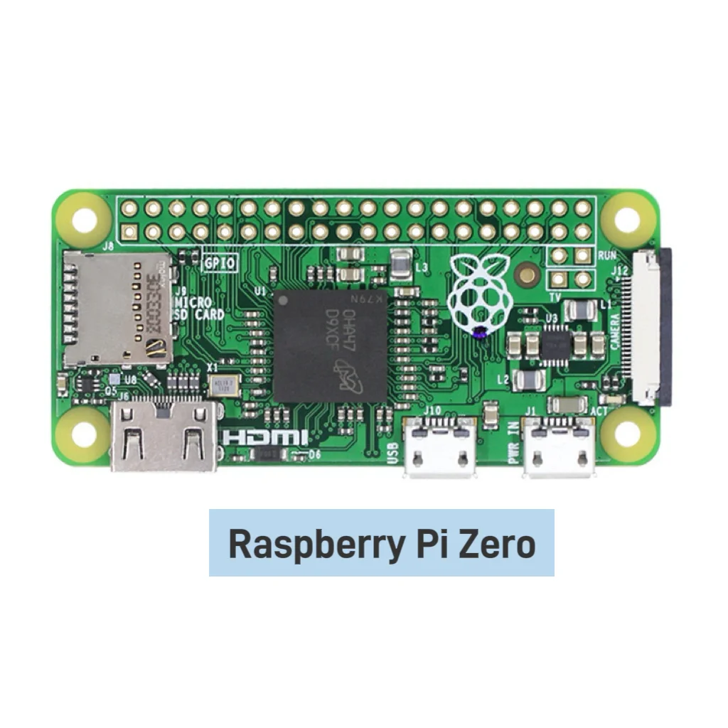 Imagem -02 - Raspberry pi Zero 2w Zero w Zero 2wh Cpu 1ghz 512mb de Ram Wi-fi Bluetooth