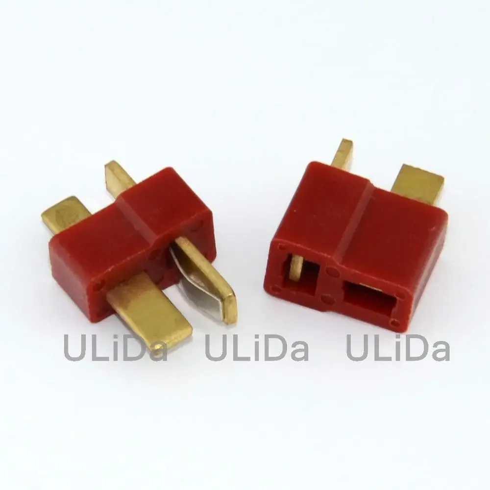 10pairs=20pcs T- Plug Male & Female Connectors Deans Style For RC LiPo Battery ESC