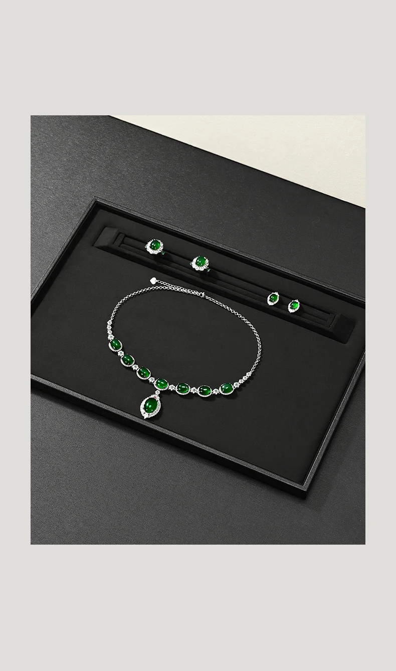 Oirlv Schwarzes Leder-Schmuckdisplay-Set Ring-Ohrring-Armband-Organizer Ständer Ausstellungsstücke für Ladentheken – Detail 1