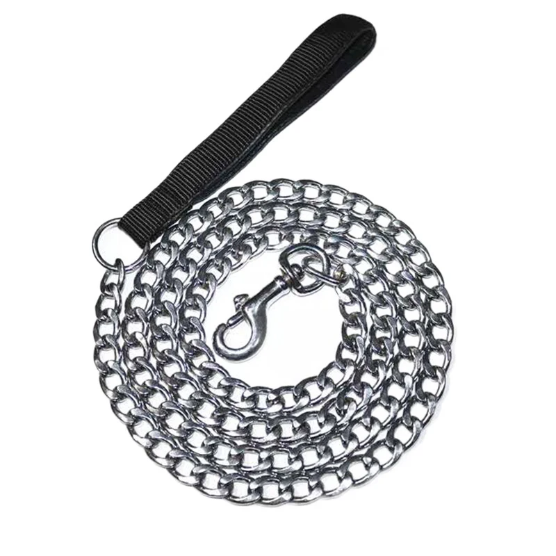 Metal Chain Dog Training Leash 5