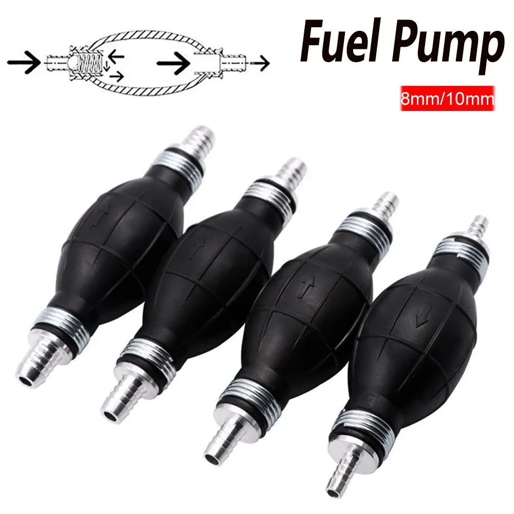 

1 шт. ручной топливный насос, ручной масляный насос, праймер, лампа всех топлив для автомобиля, лодки, морского подвесного двигателя, 8/10 мм, инструмент для перекачки топлива, газа, бензина