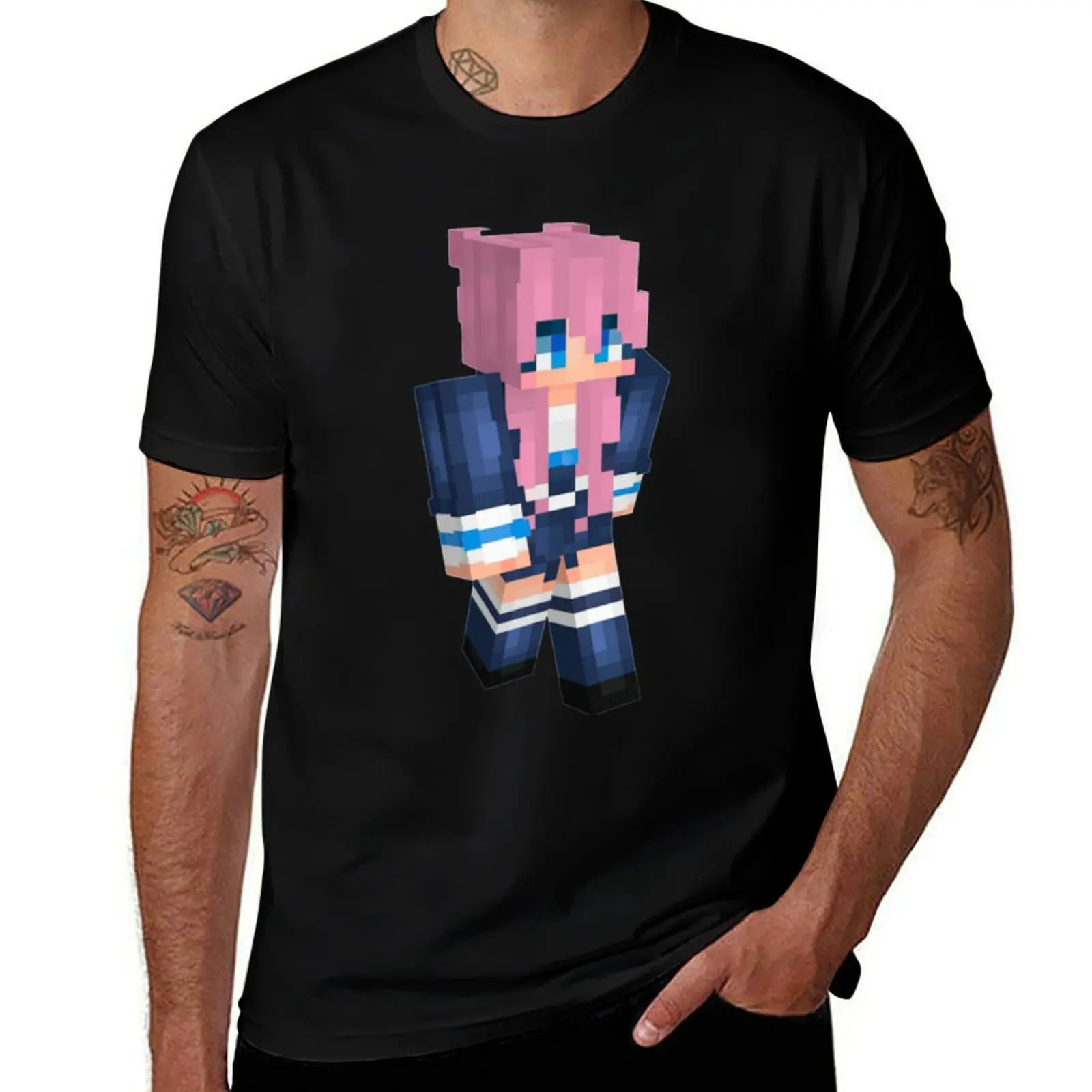 

t plain Classic shirt Ldshadowlady tshirt t cotton T-Shirt shirts anime 100% man