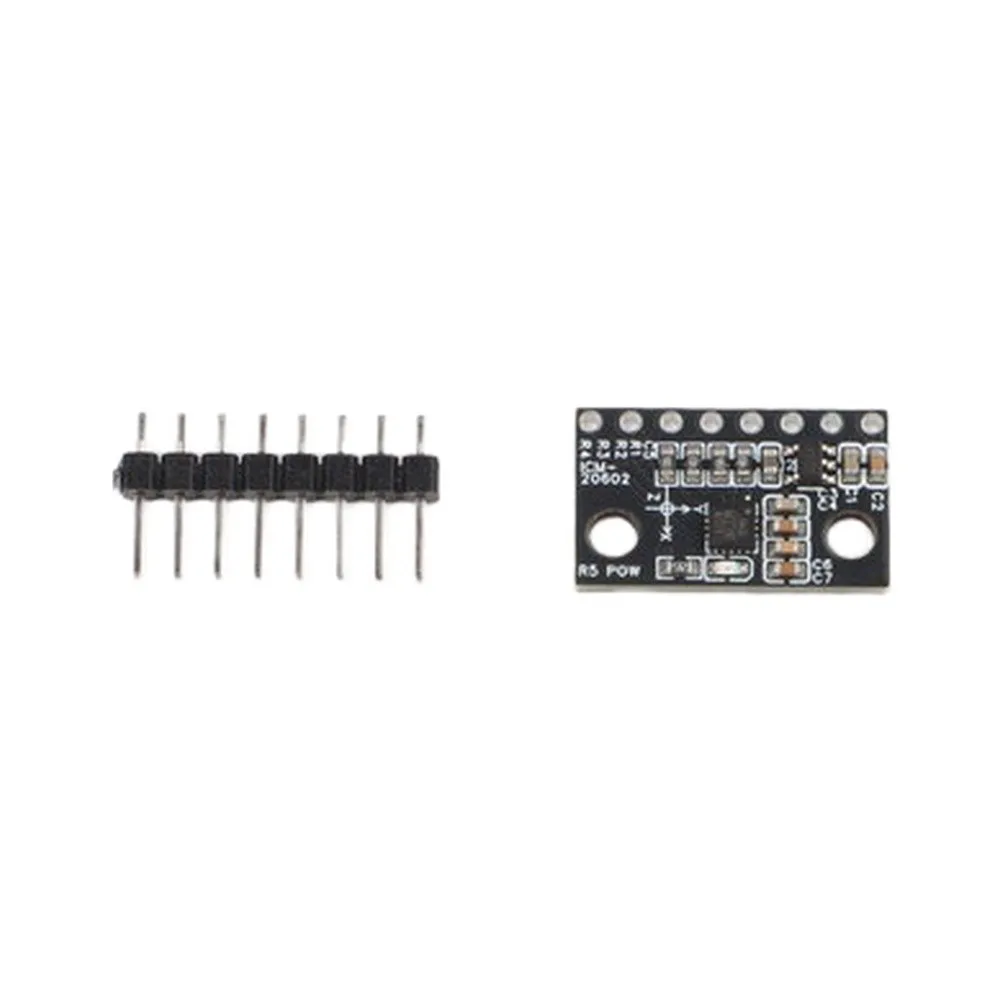 Motion Tracking Chip Black ICM-20602 Module Standard Pin Spacing Built-in LDO Regulator For Gesture Recognition