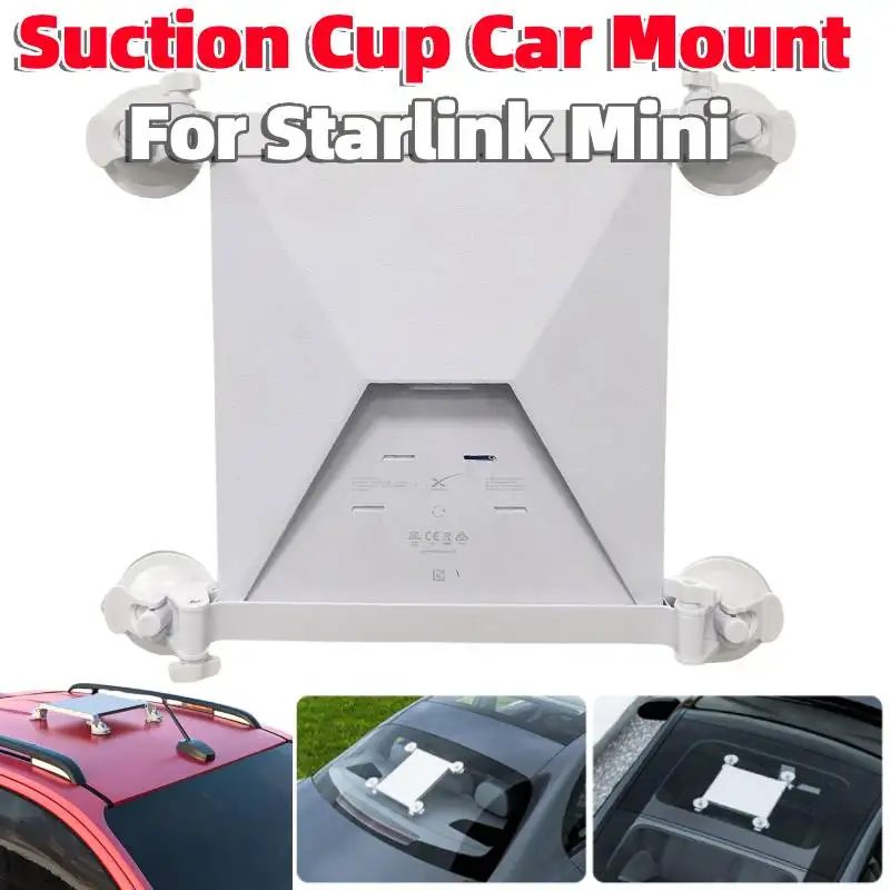 

Для Starlink мини стабильный автомобильный кронштейн на присоске спутниковый автомобильный держатель люк на присоске фиксированное крепление окно автомобиля аксессуар на крышу
