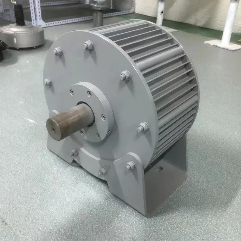 Low Speed 100KW 380V Permanent Magnet Generator Used For Developing AC 3-Phase Generators 50KW Alternator With Driving Motor