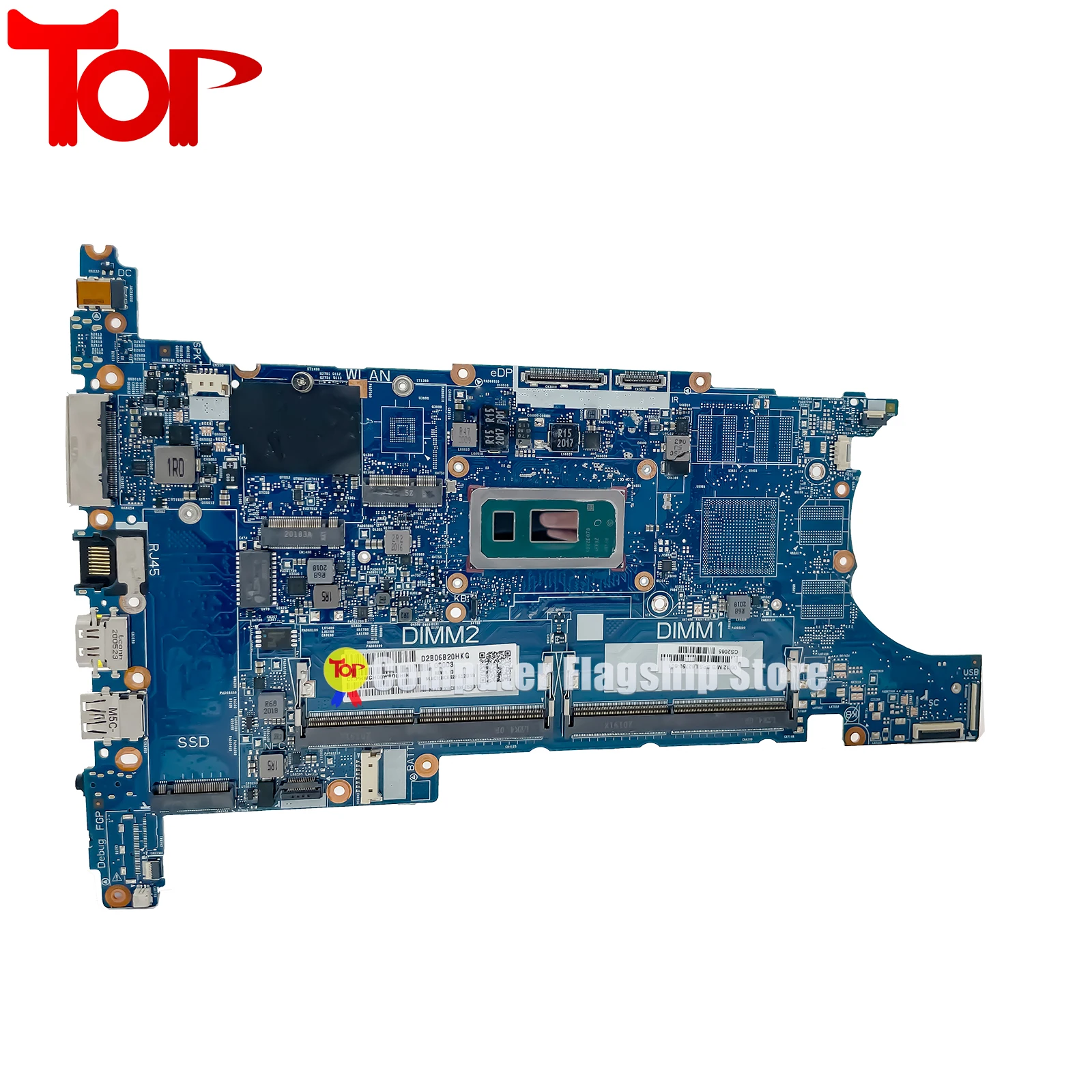 KEFU  EliteBook 840 G6 Laptop Motherboard For HP Zbook 14U G6 I5-8365U Mainboard I7-8565U