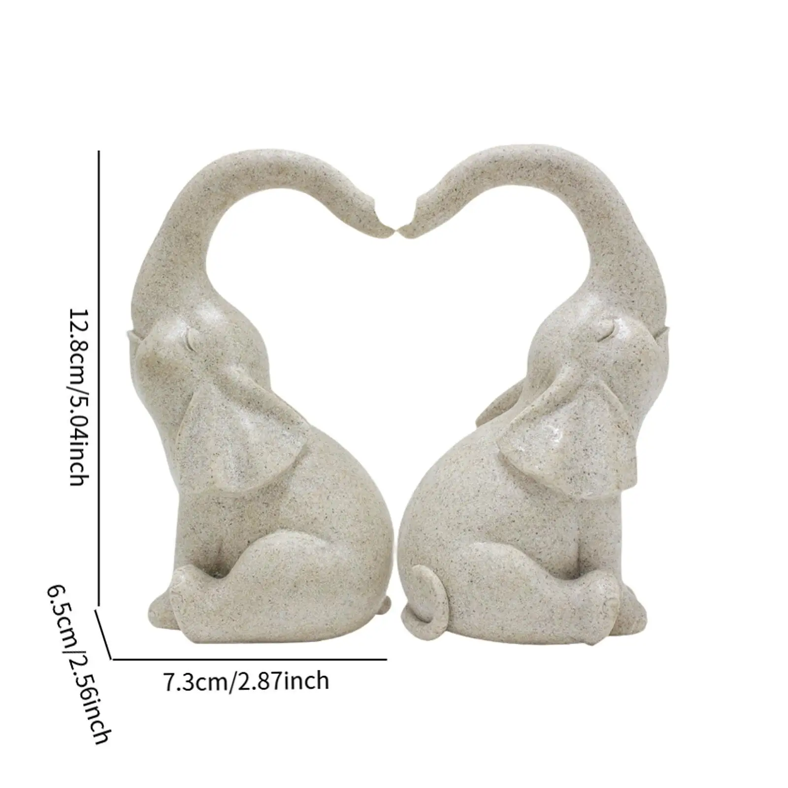 

Садовые статуэтки слонов, 1 пара, для улицы, сада, балкона