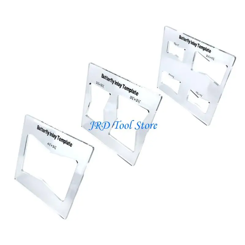 A2UD Butterfly Inlay Templates, Router Jig and Decorative Templates for Woodworking