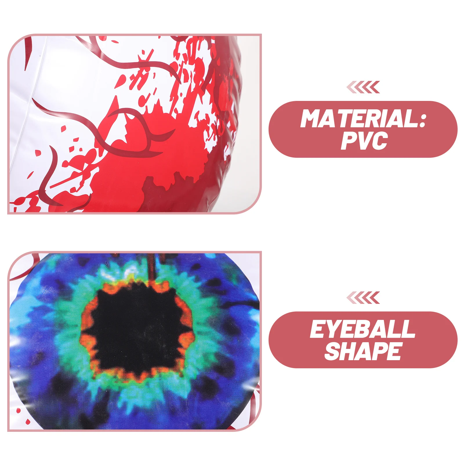 

Inflatable Eyeball Decor Halloween Party Supplies Night Lighting Effect Good Material Excellent Workmanship Halloween Supplies