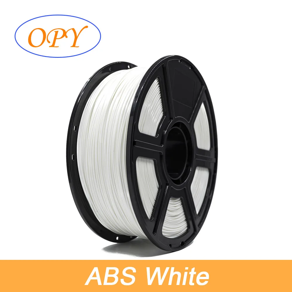 Abs Filament 1.75mm 1kg Fdm 3D Printer Plastic White Black Blue Green Red