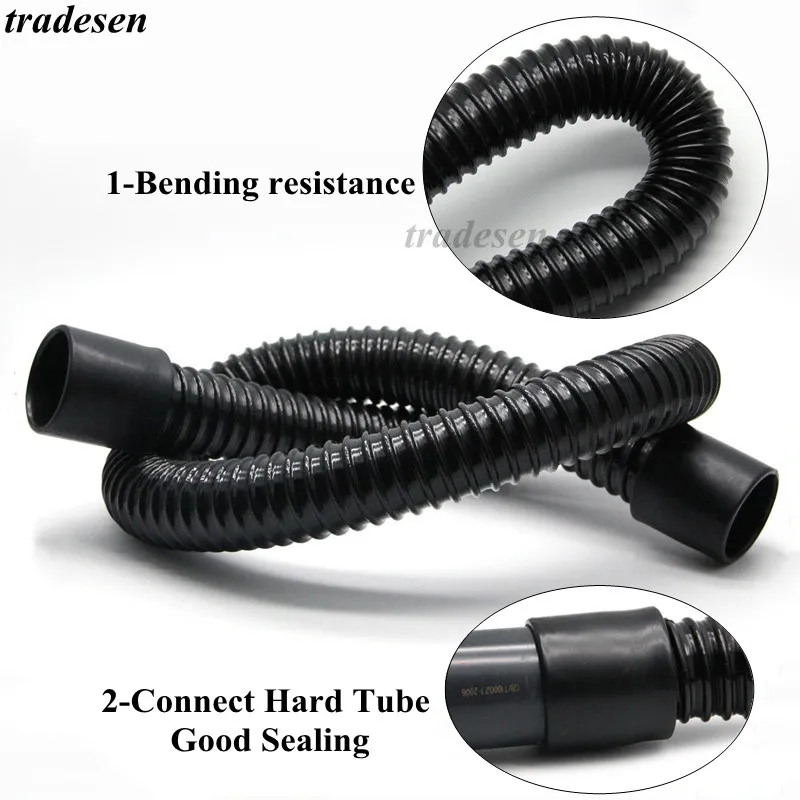 1PC 20/25/32/40mm Plastic Aquarium Durable Corrugated Pipe Fish Tank Inlet Outlet Joint Hose Water Pump Supplies Hose Pipe