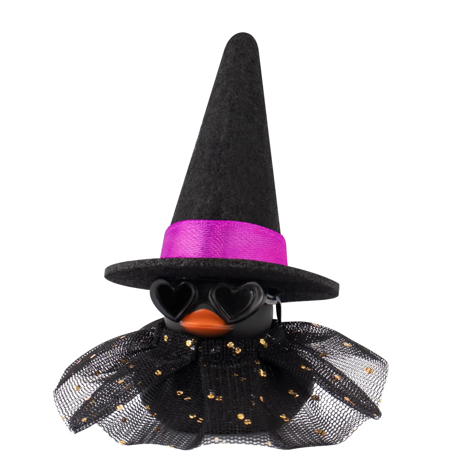 Halloween  Duck Car Rubber Dashboard Decorations Ornament Yellow Rubber Duck Cowboy