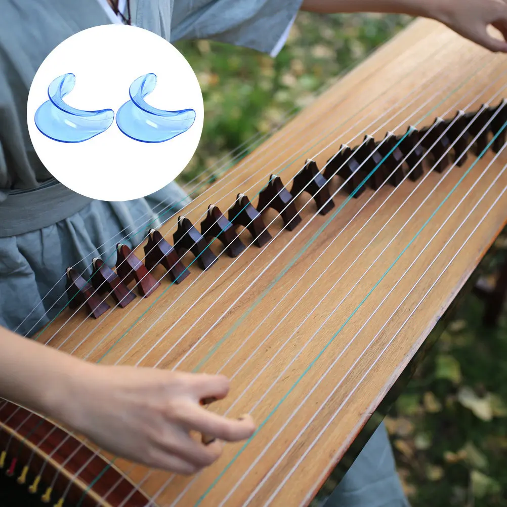 

2Pcs Guzheng Hand Posture Corrector Premium Pc Material Lightweight Portable for Beginners All Ages Practice Tool Hand Orthosis