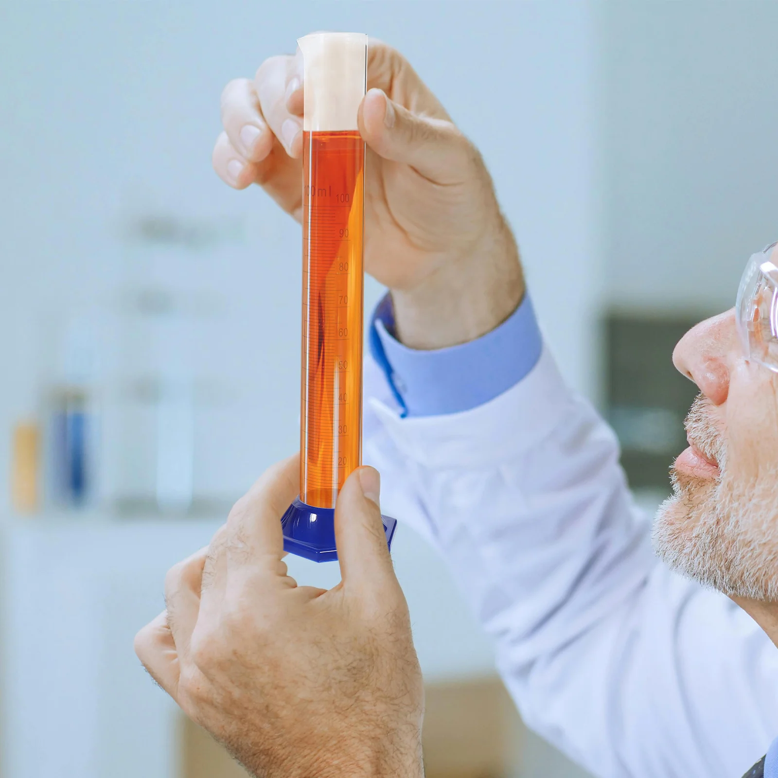 

Graduated Cylinder Gratuated Cylinders Glass Glassware Measuring Container Beakers and Cleaning Brush