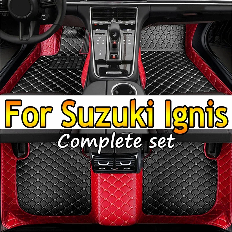 

Car Mats For Suzuki Ignis MF 2020 2021 2022 2023 Auto Leather Floor Mat Durable Rugs Carpets Pads Car Accessories Interior Parts