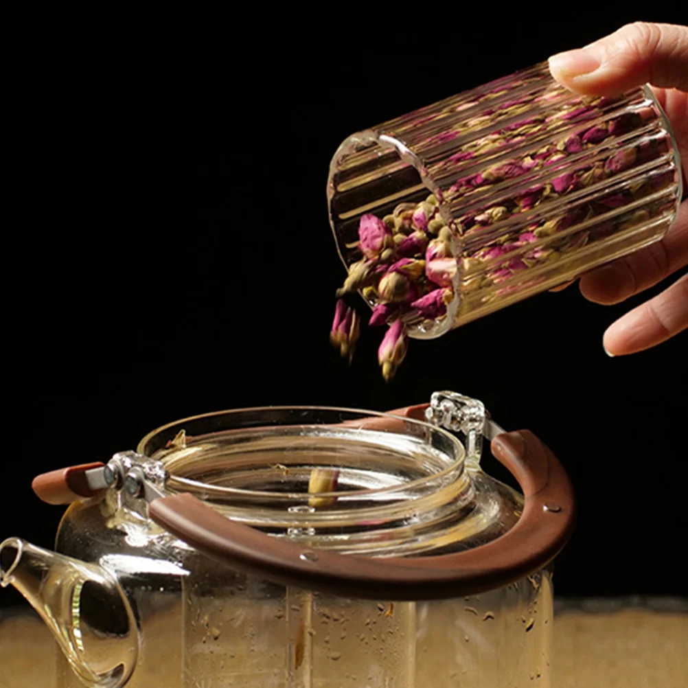 

Glass Storage Jar Airtight Clear Canister Kitchen Food Container Multiuse Preserve Tea Nuts Grains Glass Storage Jars