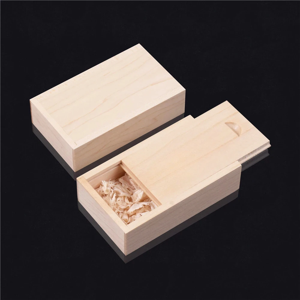 Rectangular Wooden Storage Box Gift Retro Jewelry Box Packaging Box Square Wooden for Home Decorations