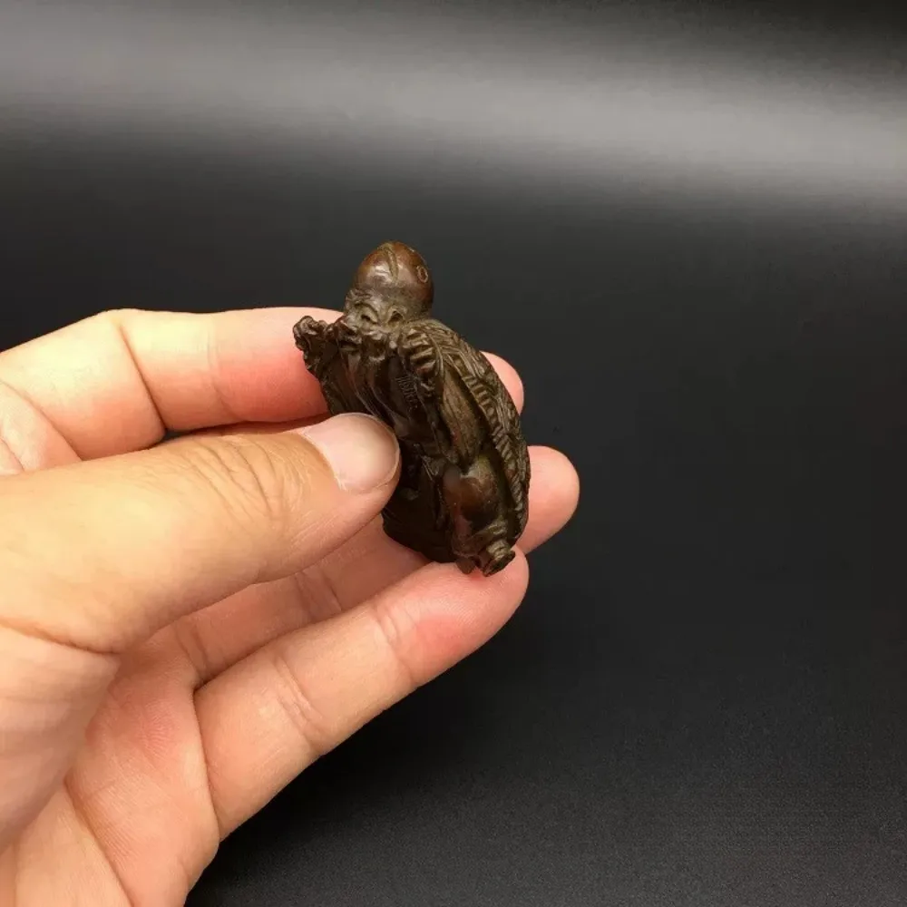 Solid Brass Longevity Turtle Statue Ten Thousand Year Tortoise Tea Pet Handpiece Home Desk Gift