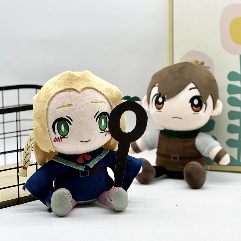 Dungeon meshi dibujos animados de peluche y juguetes de peluche relacionados con anime, decoraciones de peluche de alta calidad, regalos de halloween