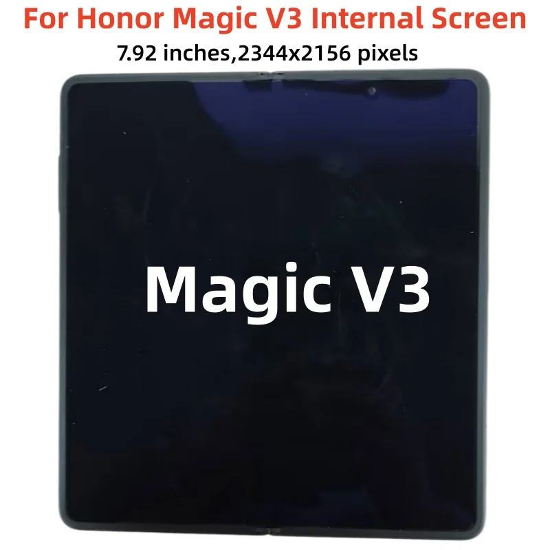 AMOLED For Huawei For Honor Magic V3 Main Internal Screen LCD Display Assembly for Magic V3 Large Screen With Frame