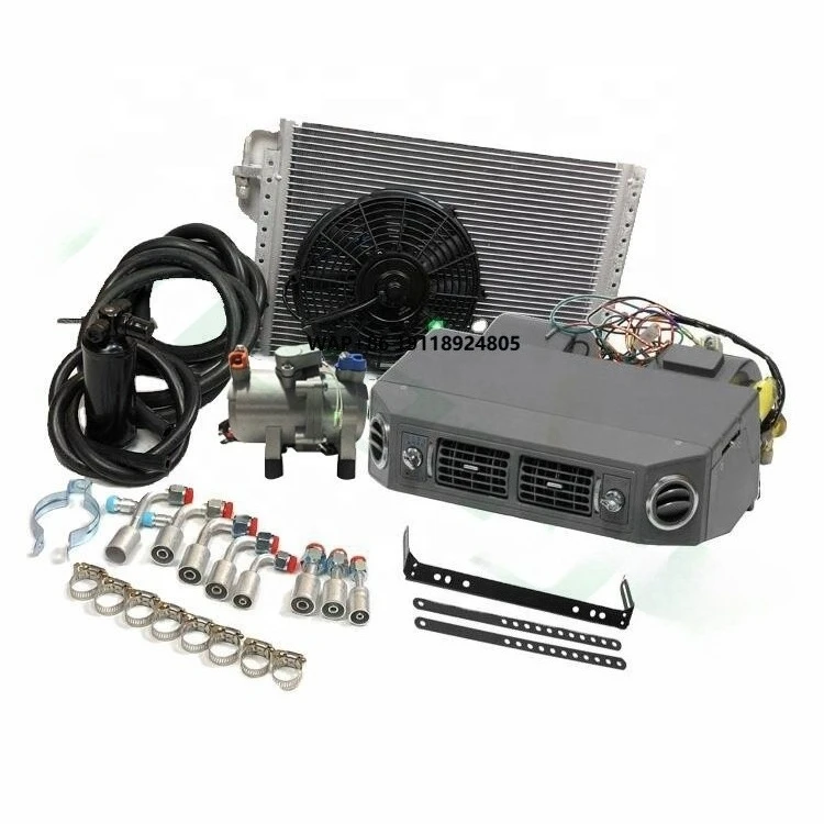 GOUKU Отопление и охлаждение 12 В 24 В Универсальный автомобильный комплект кондиционера переменного тока для автомобильного компрессора Комплект кондиционера