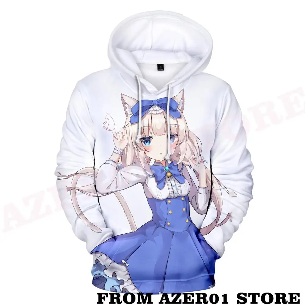 Nekopara Vanilla Chocola Merch Hoodies Winer Suit Hoodie Sportswear Hooded Women/Men hooded Sweatshirt