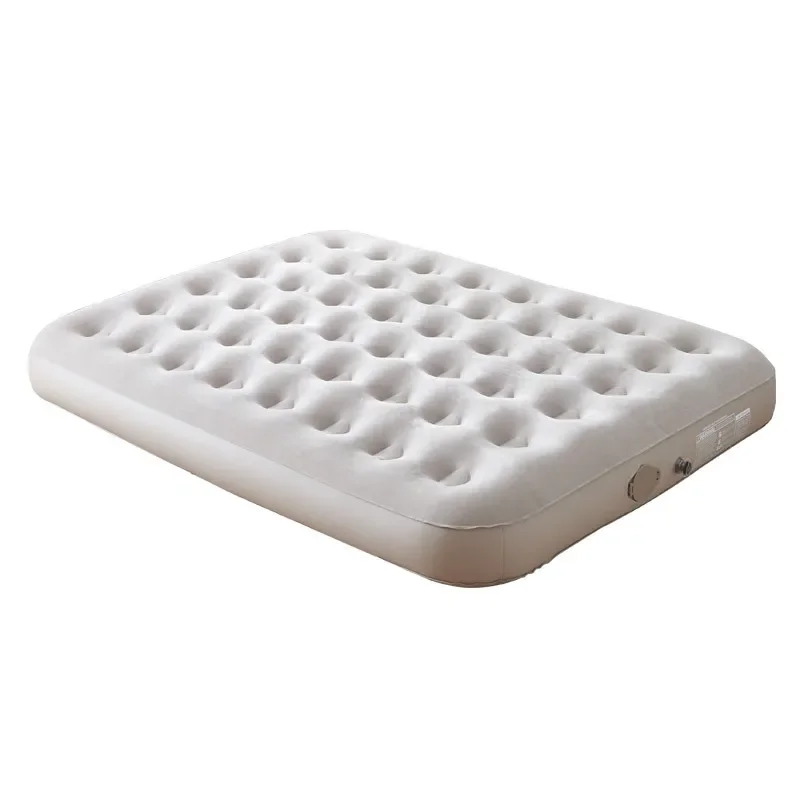 Household inflatable bed, outdoor leisure double mattress, foldable portable storage picnic mat for camping