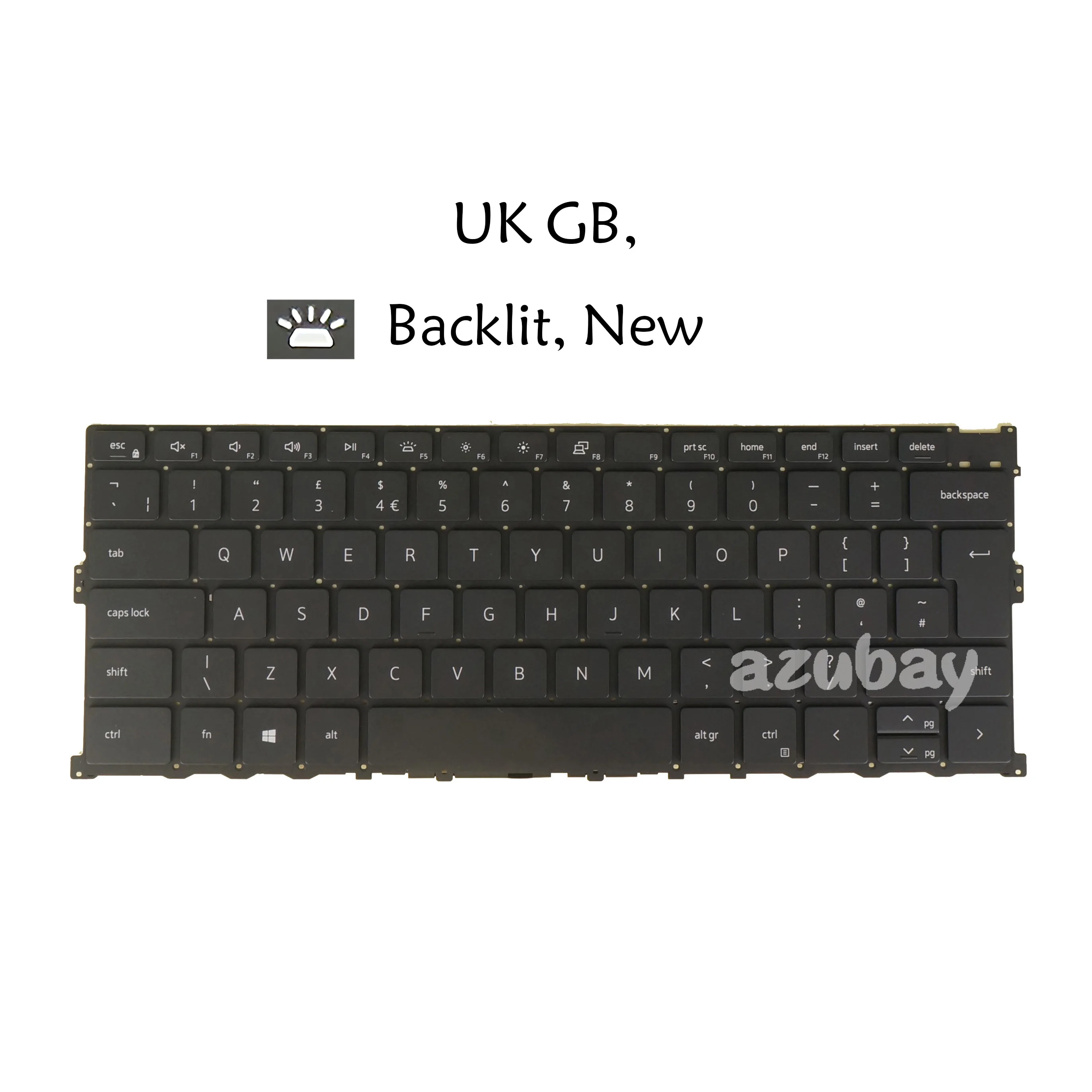 Tastiera Originale Dell Per XPS 13 9300/9310 – Retroilluminata, Layout Tedesco QWERTZ