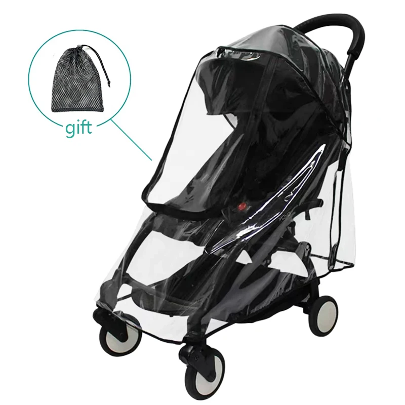 Stroller Rain Cover Safety EVA Fit YOYO/YOYO2/Yoya Baby Carrige Rain Coat Univerisal Wind Dust Proof Stroller Accessories