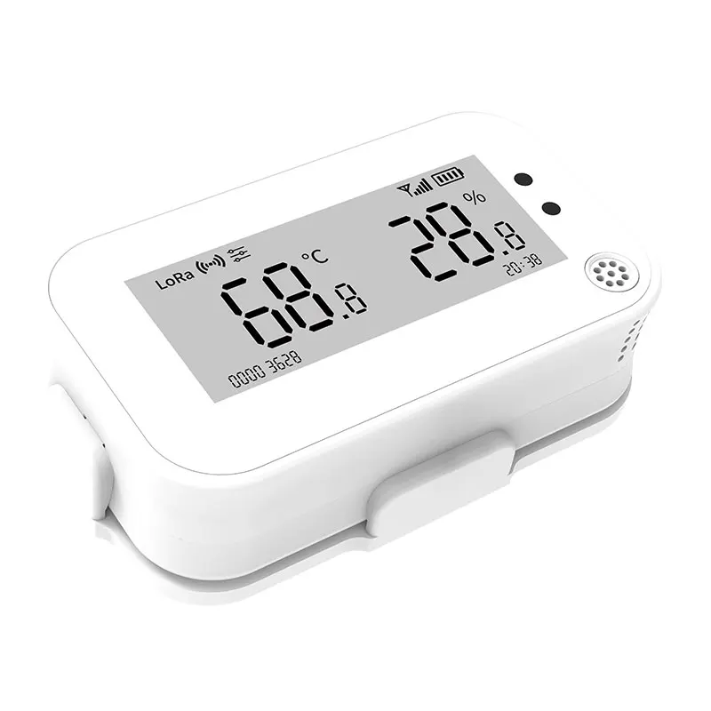 LoRaWAN Temp&Humi Sensor, SHT30, LCD for Local Display from -20 to 60 Degree, Built in Battery, Compatible with TTN, Chirpstack