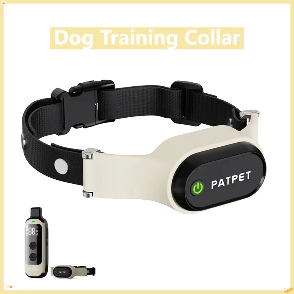 

PATPET Dog Training Collar Waterproof Remote Control 600m Dog Shock Collar 16 Level Adjustable Rechargeable Dog Accessories