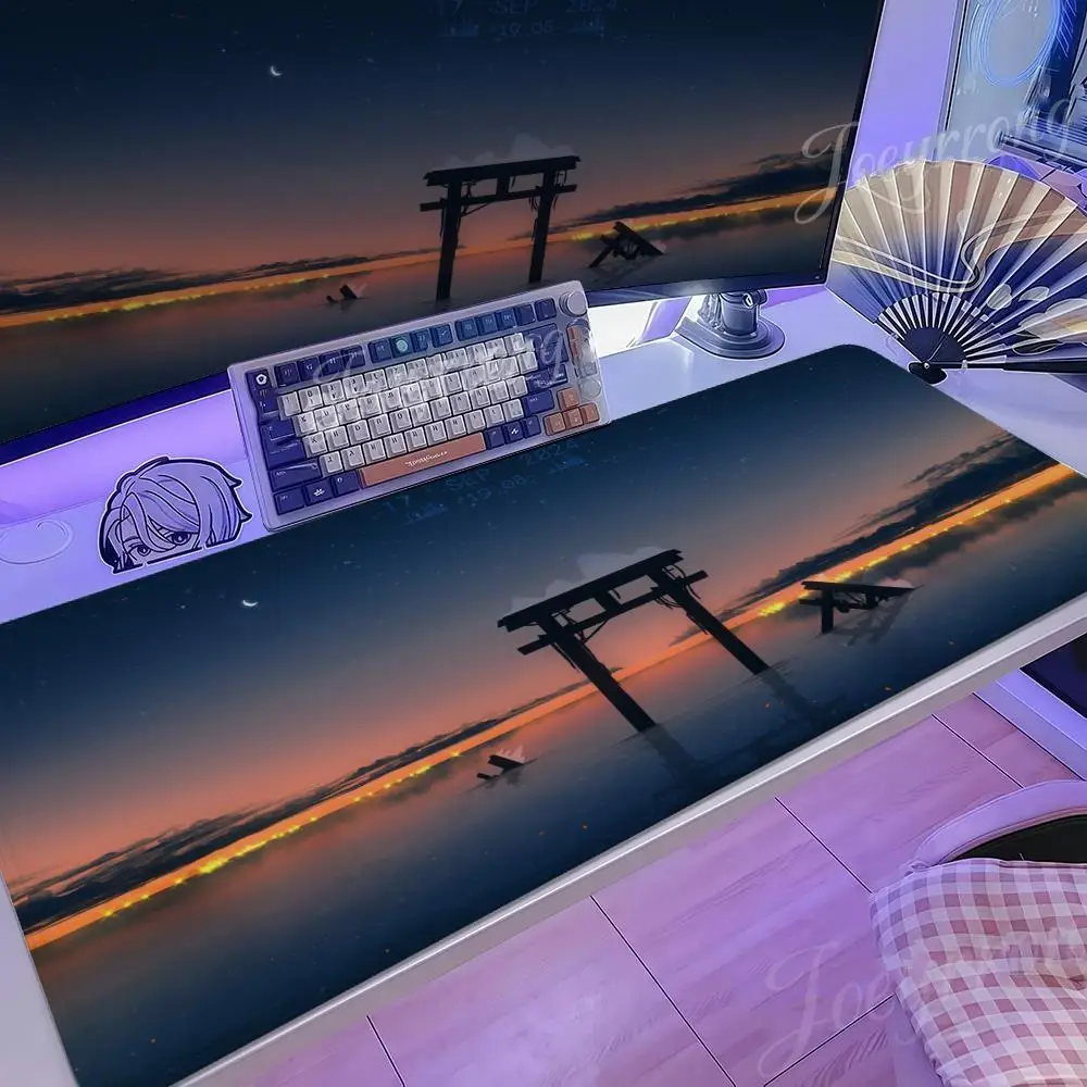 

Torii Ruins Artwork Коврик для мыши Горячий аниме 1000x500 Таро Сакамото Days XXL Большие игровые нескользящие офисные коврики для клавиатуры Настольный коврик