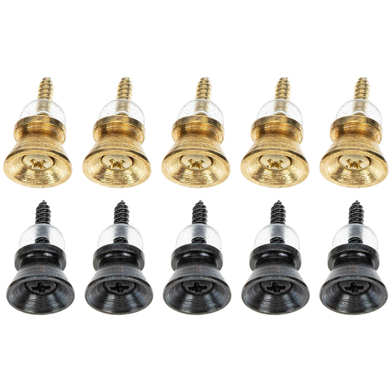 

10pcs Guitar Strap Buttons Metal Strap Lock For Acoustic Electric Bass Anti-Falling Fixator Guitar Accessories Metal Button Pin