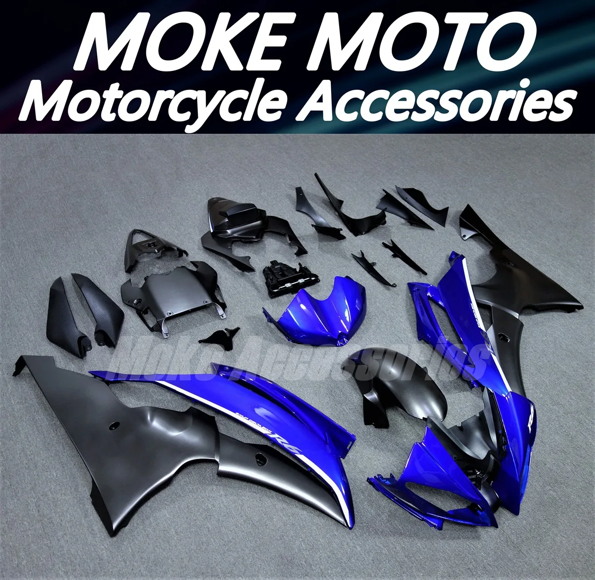 Motorcycle Fairings Kit Fit For YZF R6 2008 2009 2010-2014 2015 2016 Bodywork Set High Quality ABS Injection New Bule Black