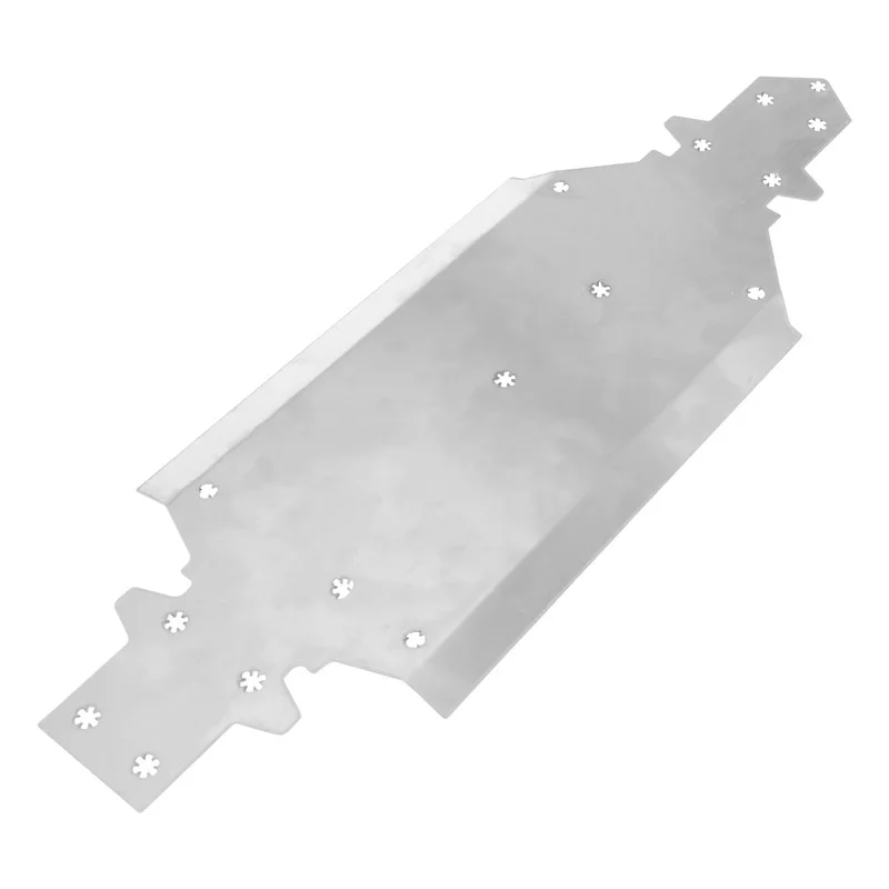 Leravor 1/10 XTS F10 Rally Car Stainless Steel Chassis Guard Skid Plate Armor for Underbody Protection