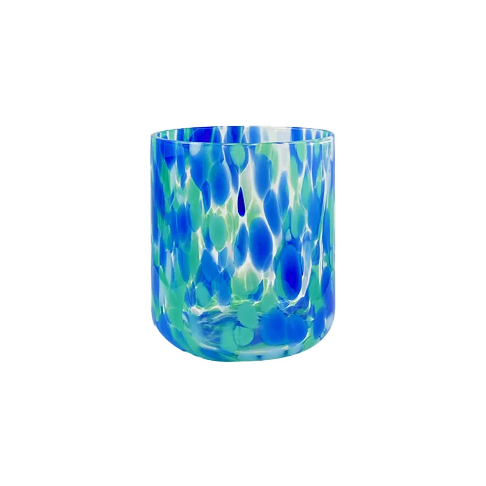 Crystal glass 340ml color cup Milk Tea Cold Drink Juice Cup Water Cup