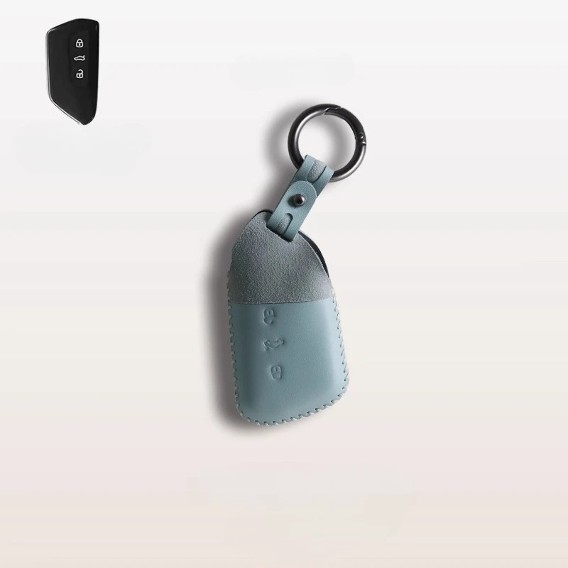 

Suitable for Volkswagen Tiguan Teramont T-ROC Tavendor leather Car Remote Key Case Cover Better Protection