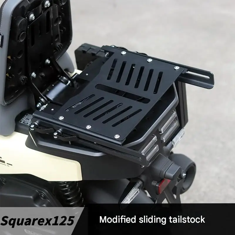 Sliding Rear Rack Luggage Carrier Accessories for New Dazhou Honda SquareX125 Zoomer Box Motorcycle Modification