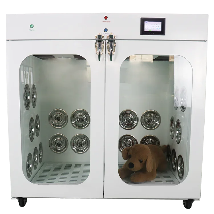 Good HG-A03 Vet Hospital Automatic Pet Hair Drying Cabinet Veterinary Dog Cat Grooming Box Dryer Machine