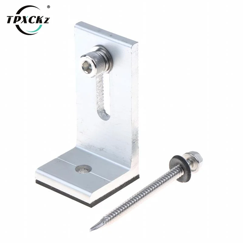 SL Aluminum Solar Panel Mounting L Bracket PV Connection Rail Cross Interconnects For RV Boat Off Roof Solar Installation