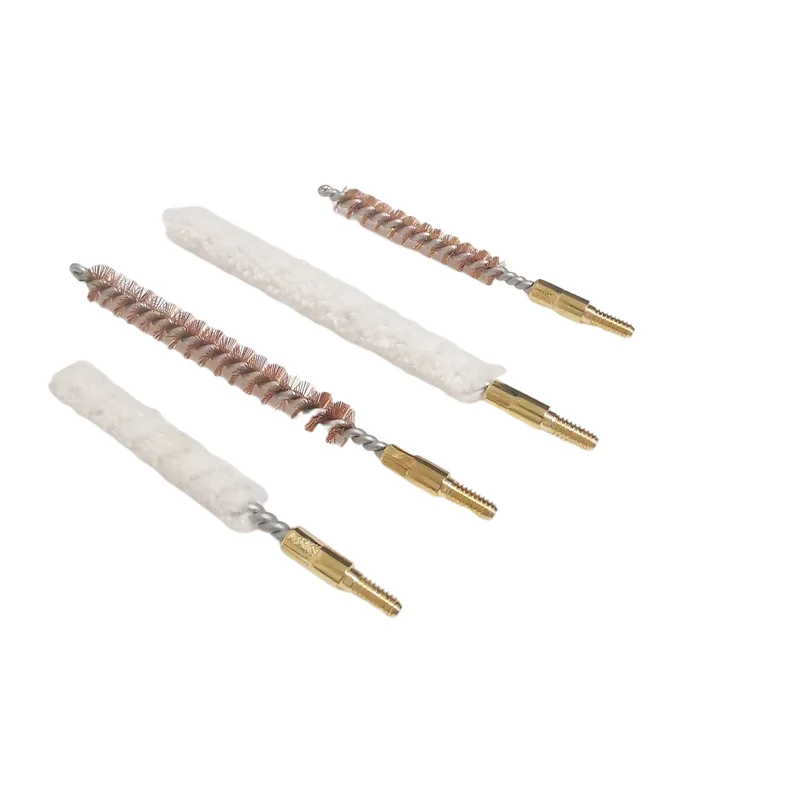 GAMO-Kit de limpieza de Rifle de aire táctico, 4,5mm, 5,5mm, cepillo de alambre de limpieza de barril, fregonas de lana para caza, 177, 22 Rifles y