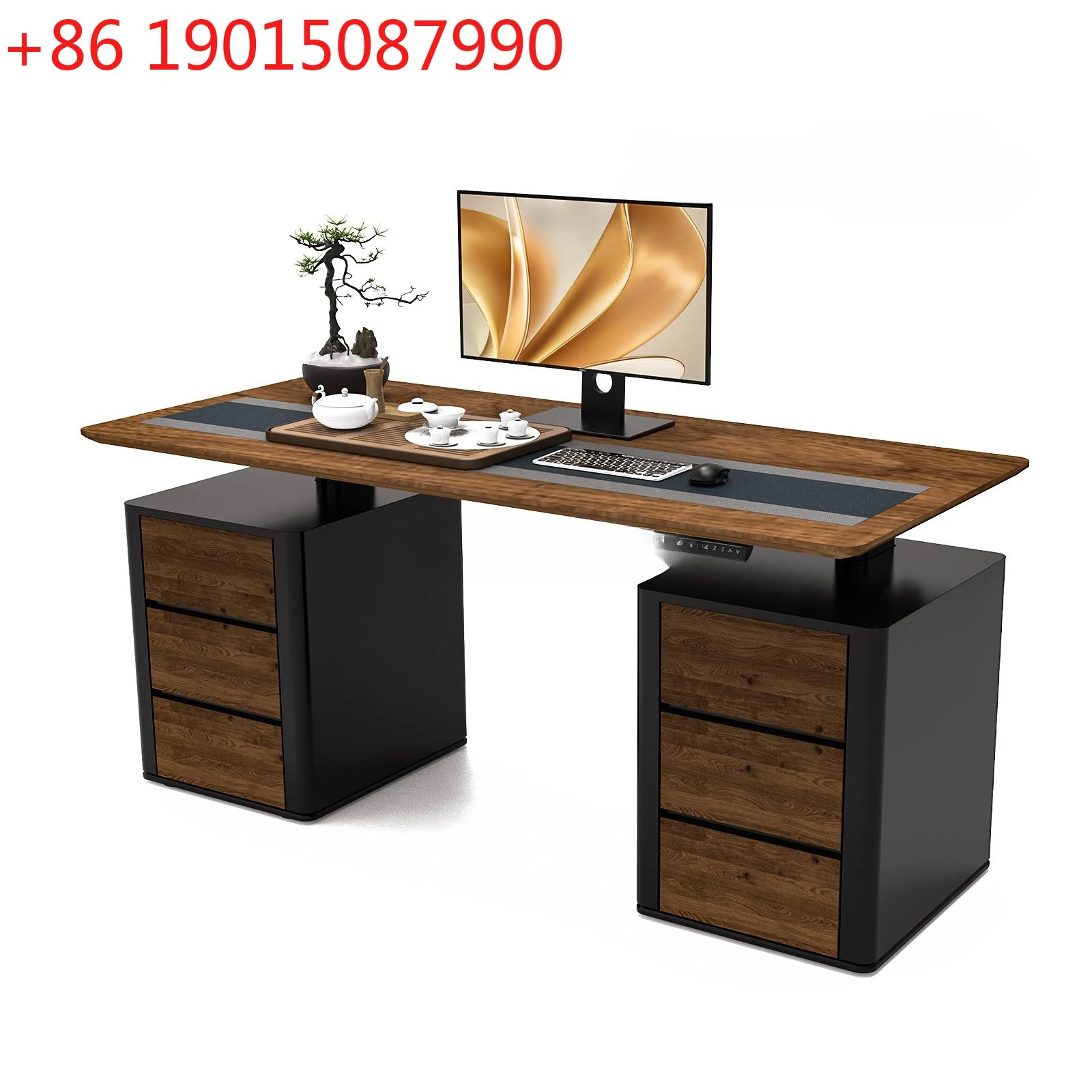 

Электрический подъемный стол в итальянском средневековом стиле, простой компьютерный стол для дома