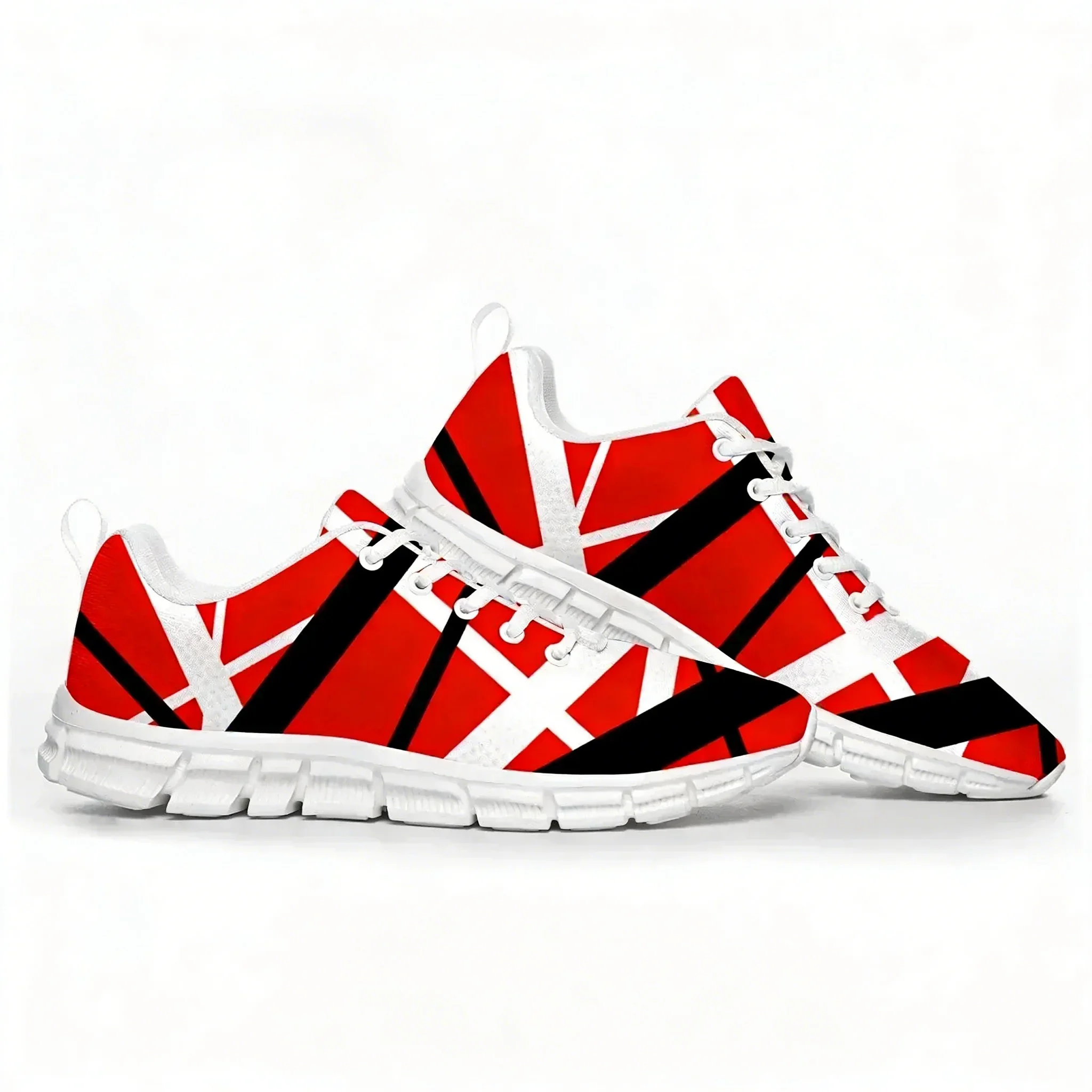 Van Halen 5150 Stripe Metal Rock Band Sports Shoes Mens Womens Sneakers Custom High Quality Couple Shoes