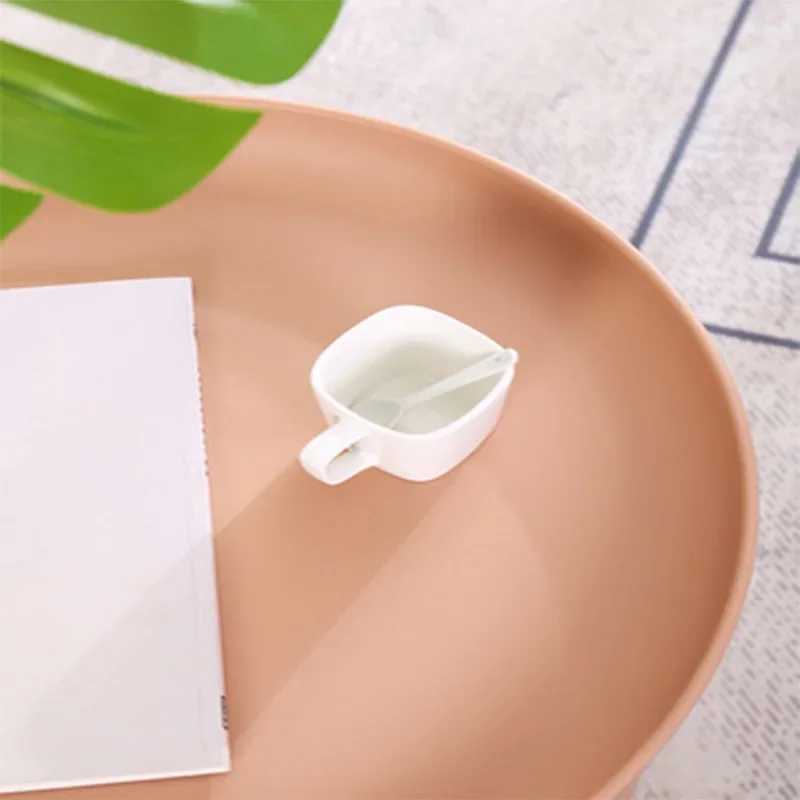 Household Simple Plastic Round Coffee Table Modern Small Apartment Balcony Table Combination Living Room Side Table