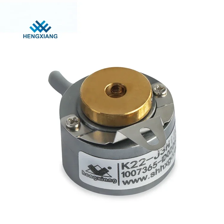 K22 space saver mini rotary encoder Hollow shaft encoder 1024ppr small instrument encoder Blind hole