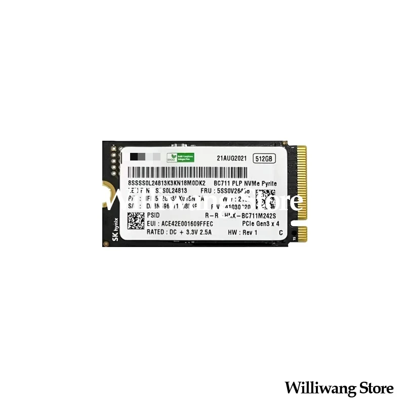 

Original BC711 256G 512G M.2 2242 NVME Solid State Drive Laptop Desktop BC711 512G 2242