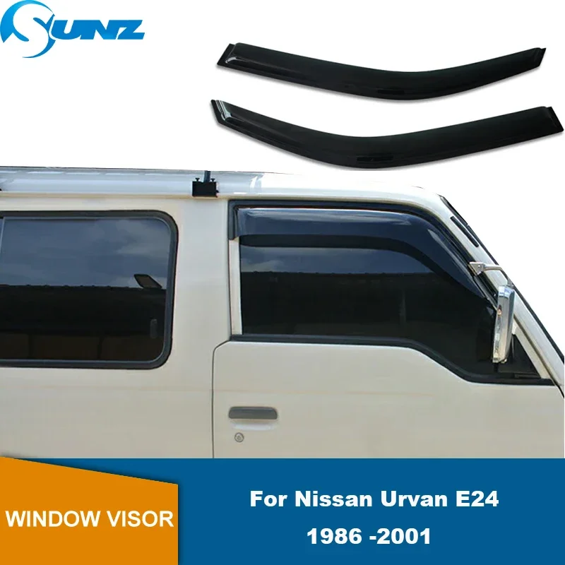 Window Visor For Nissan Urvan E24 1986 -2001 Window Rain Guards Weathershields Sun Rain Deflectors Car Accessories