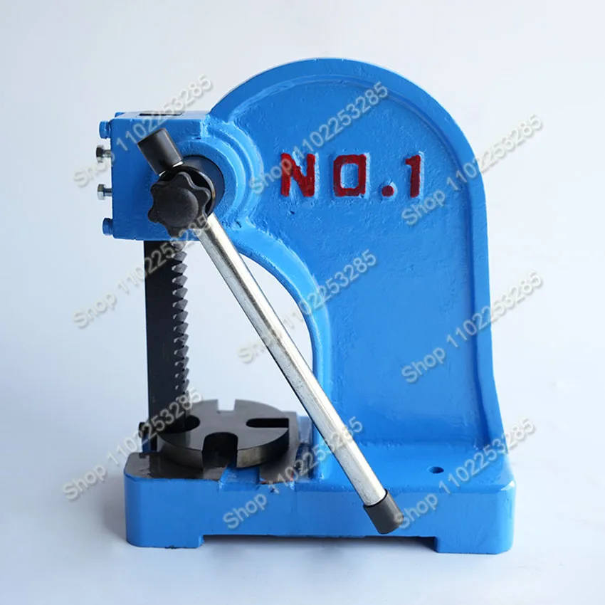 

1 Ton Manual Leverage Mountable Bearings Cast Iron for Riveting, Squeezing, Punching, Bending, Pressing