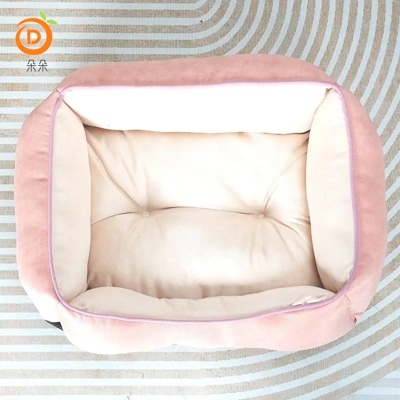 

Thiened Four Seasons Универсальный Тедди Бишон Fre Color Ошейник Высокое Эстетическое Значение Кровать Для Собаки Дома Удобная