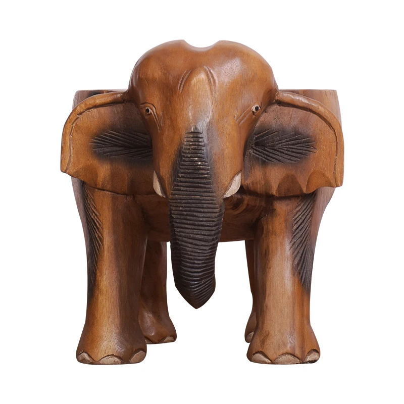 

Solid Wood Small Stool Low Stool Household Door Shoe Stool Living Room Log Elephant Shoe Stool Bench